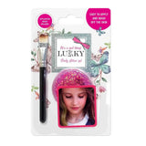 Lukky Body Glitter Gel w/ Brush 0.85 Fl.Oz. Pink - Kiddy Zone