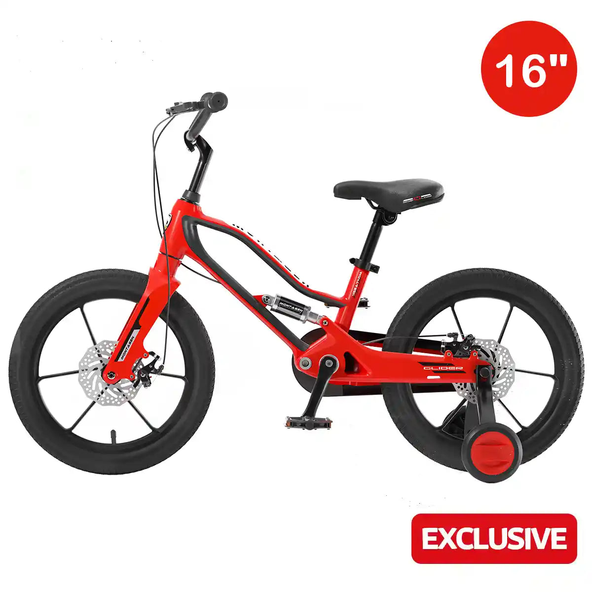 Montasen 16" MBS01 Spoke wheel Children Bike RED