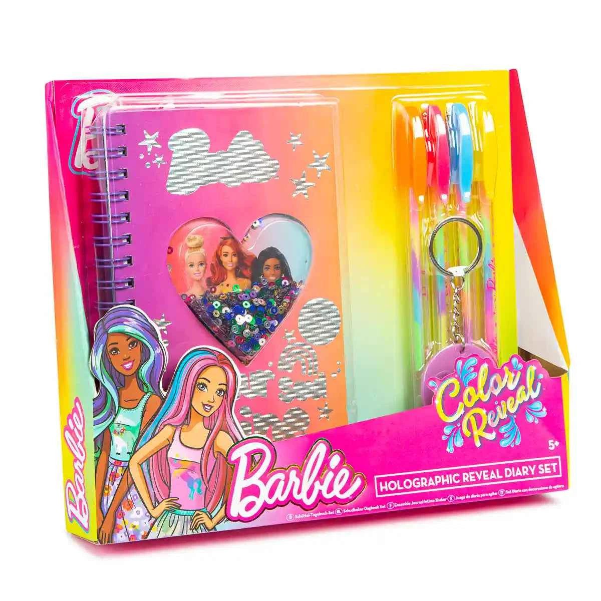 Barbie Shaker Diary Set - Kiddy Zone