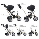 Bentley Stroller 6 In 1 Trikes-Mulliner Gold