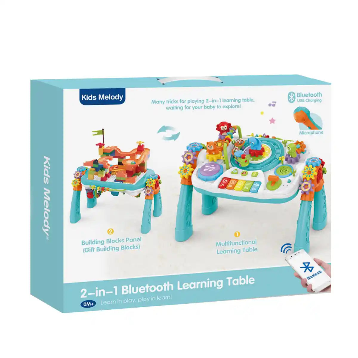 Play House Series Bluetooth Double-Sided Study Table 0M+