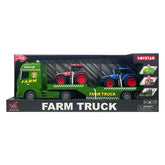 Jinjia 1:12 Farm Tractor Transporter Play Set 3yrs+