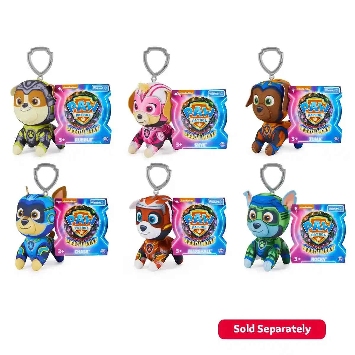 Paw Patrol Movie2 Mini Plush Asst. CDU - Kiddy Zone