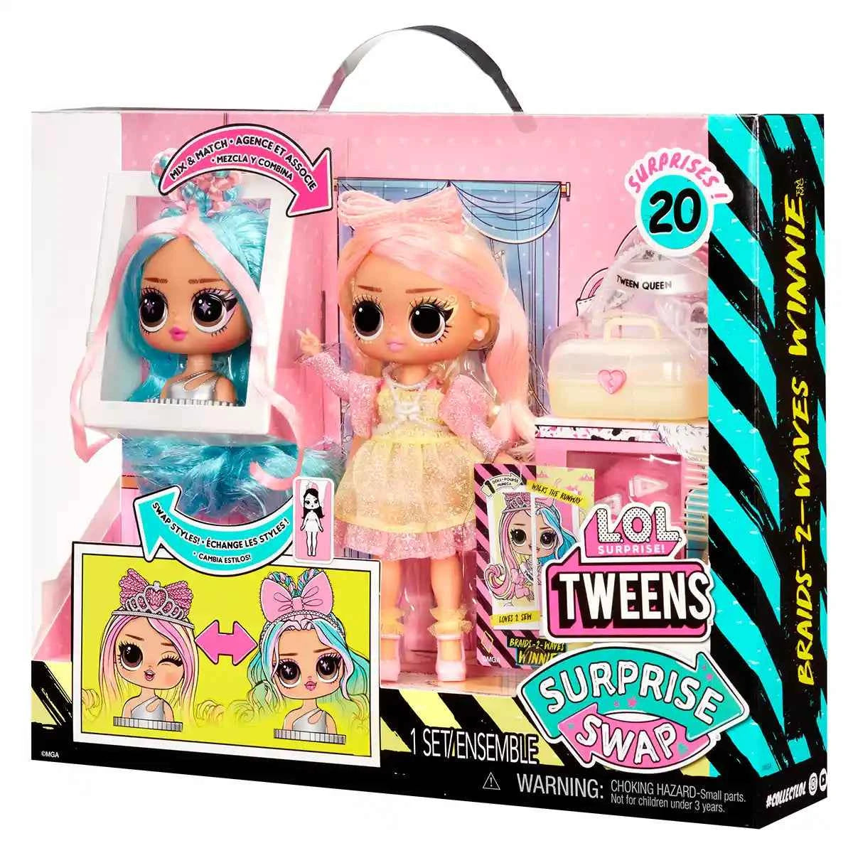 L.O.L. Surprise Tweens Surprise Swap Fashion Doll (Braids-2-Waves Winnie)
