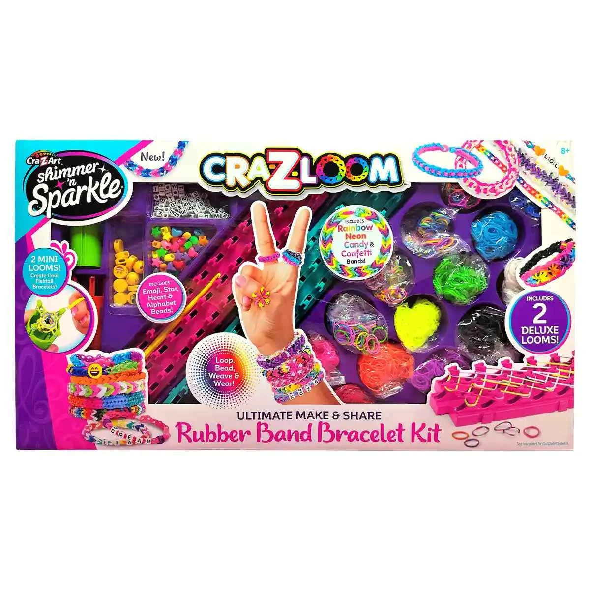 CraZLoom Shimmer n Sparkle Deluxe Rubber Band Case