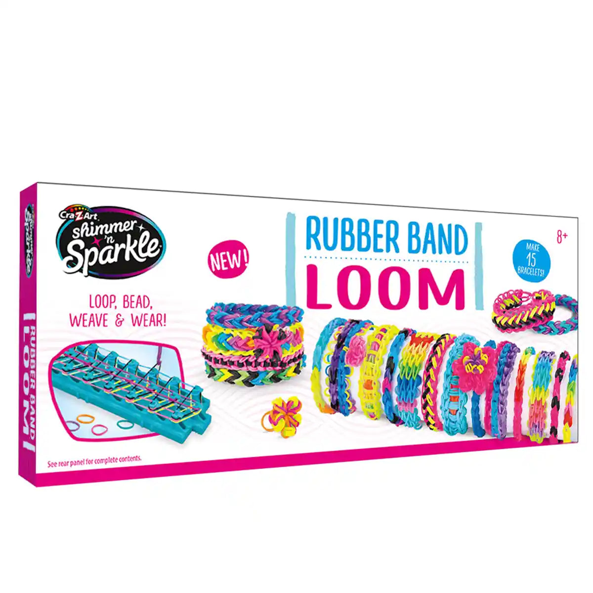 CraZLoom Shimmer n Sparkle Rubber Band Loom