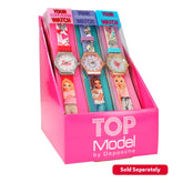 TOPModel Silicone Watch w/ Metal Case