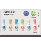 Baby Toddler Plastic Bowling Set (6 Bowling Pin+2 Balls)