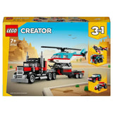 Lego 31146 Flatbed Truck with Helicopter