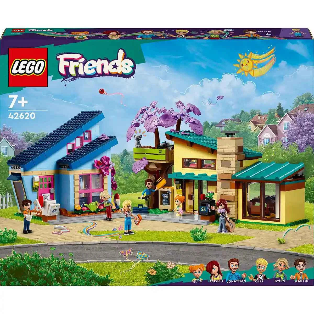 LEGO Friends Olly and Paisley's Family Houses 42620 - Kiddy Zone