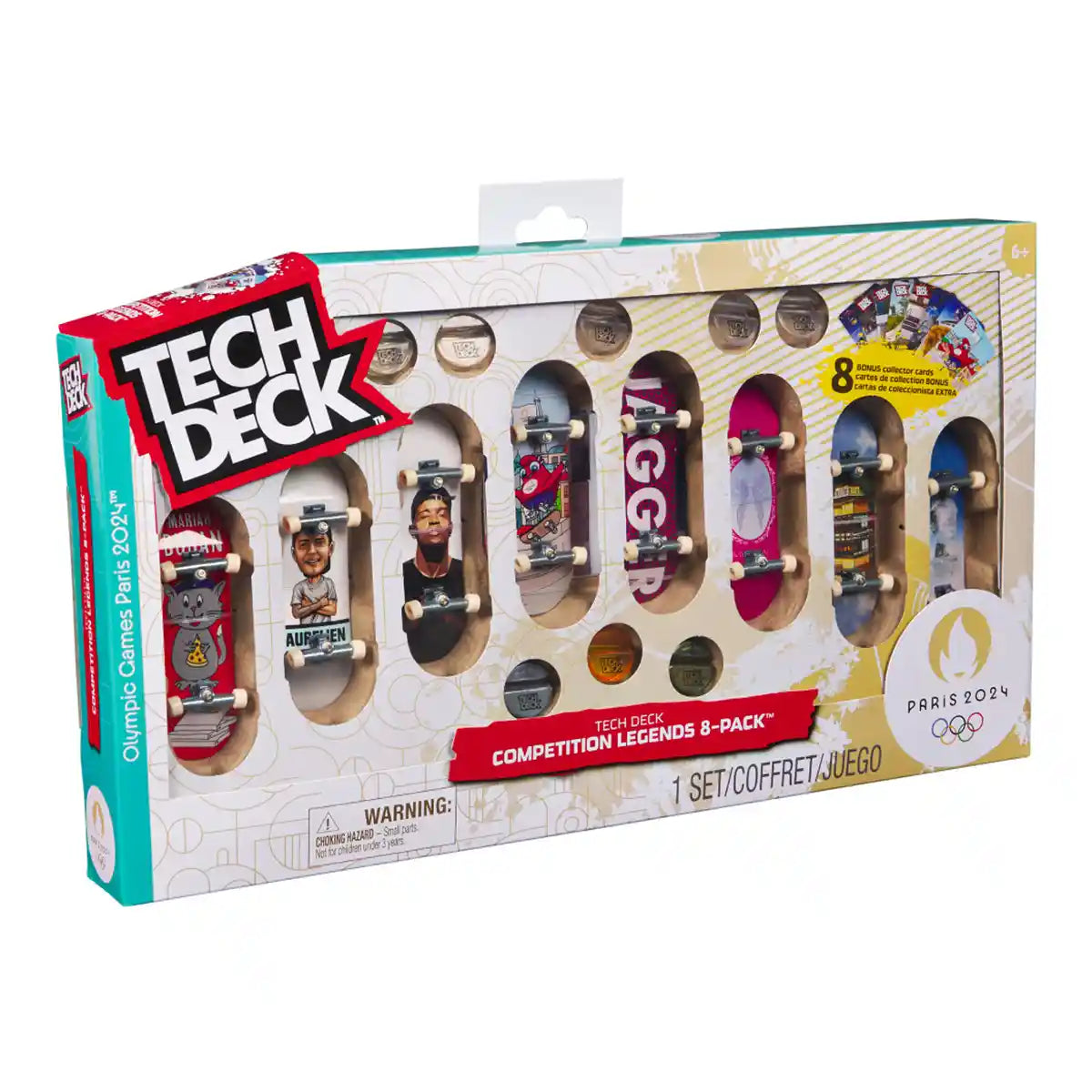 Tech Deck 96mm 8-Pack Olympic - Kiddy Zone
