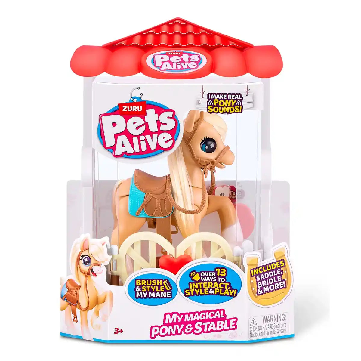 PETS ALIVE-ROBOTIC-SERIES 1 PONY Playset, Assortment - Kiddy Zone