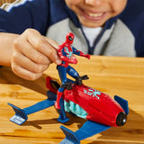 Marvel Spider-Man Epic Hero Series Web Splashers Spider-Man Hydro Jet Blast Playset, for Kids 4+