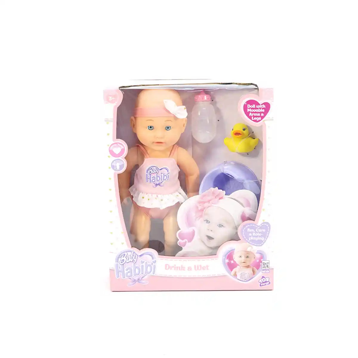 Baby Habibi Doll Drink & Wet 14inch 3yrs+ - Kiddy Zone