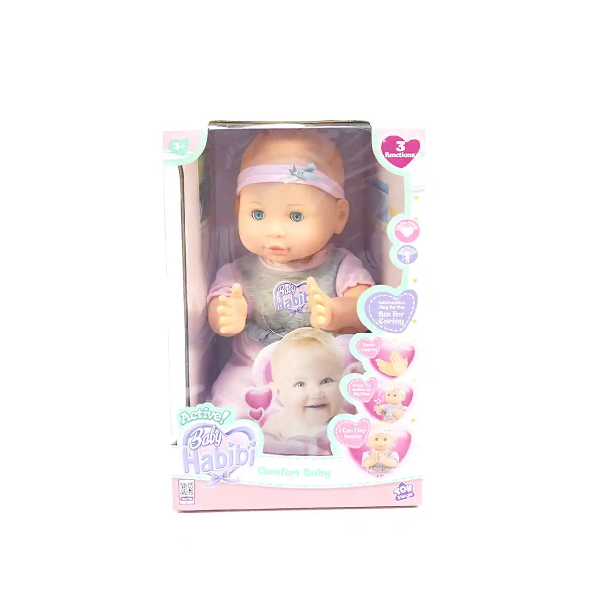 Baby Habibi Doll Comfort Baby 14inch (Active) 3yrs+ - Kiddy Zone