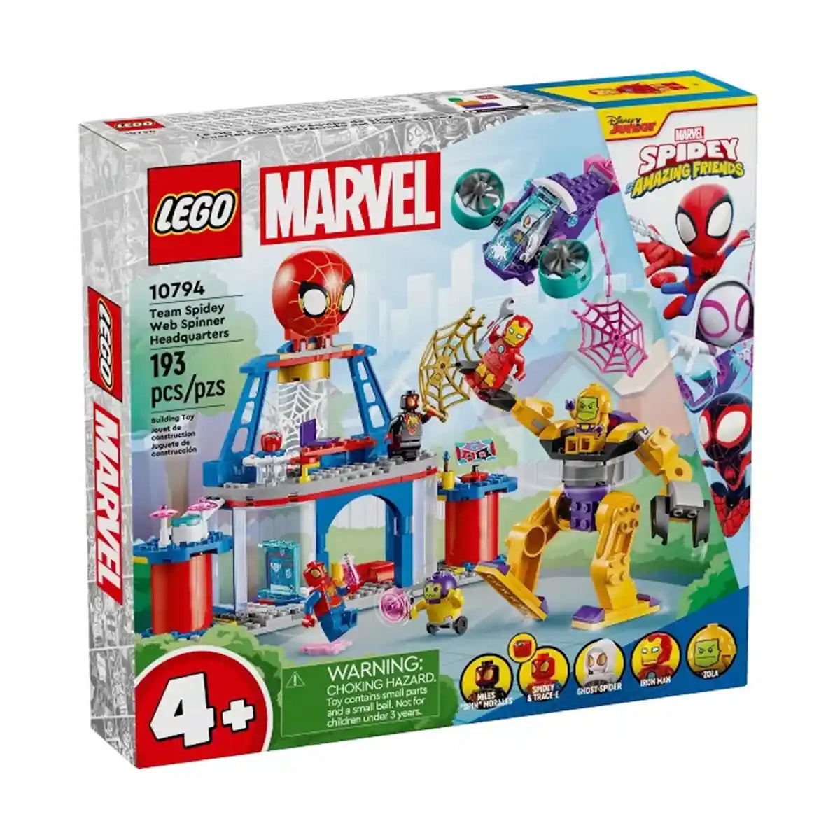 Lego 10794 Team Spidey Web Spinner Headquarters