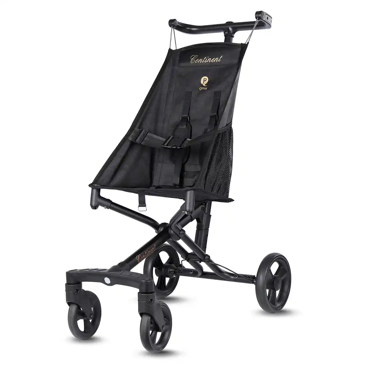 QPLAY T28 PUSHCHAIR BLACK 6M-5YRS OLD - Kiddy Zone