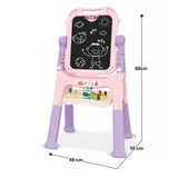 Learning Board Small Long foot magnetic double-sided - Pink