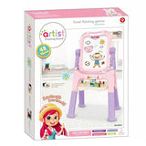 Learning Board Small Long foot magnetic double-sided - Pink