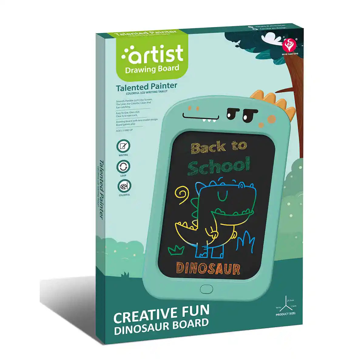 Dinosaur Color Lcd Writing Pad 050-44 3yrs+