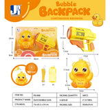 CARTOON DUCK BACKPACK BUBBLE GUN 3YRS+