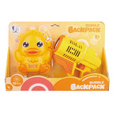 CARTOON DUCK BACKPACK BUBBLE GUN 3YRS+
