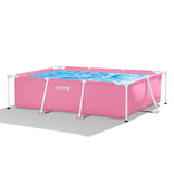 Pink Rectangular Frame Pool