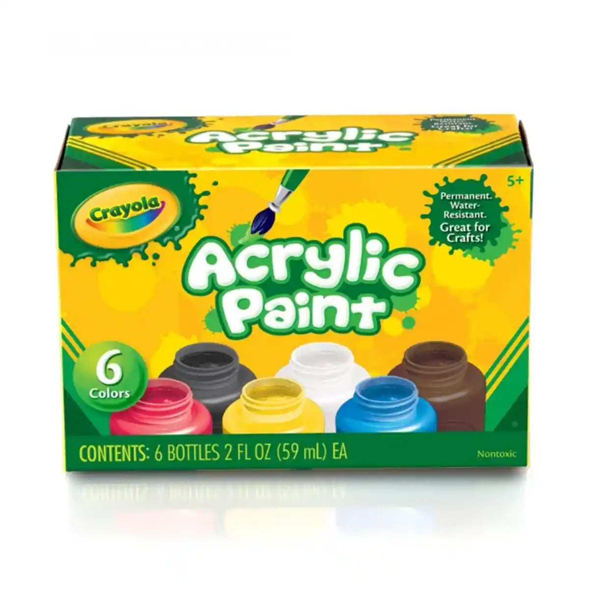 Acrylic 2-Oz. Paint Set - 6 Ct.