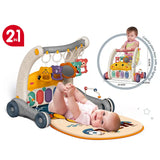 Baby walker Pedal piano 2-in-1 (3-color mixed set)