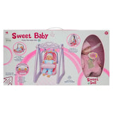 Qf Sweet Baby Cradle And Doll 3yrs+