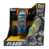 RC 1:16 Flame Monster Gyroscope Stunt Off-Road Vehicle (Standing Stunt) 2.4g 8yrs+