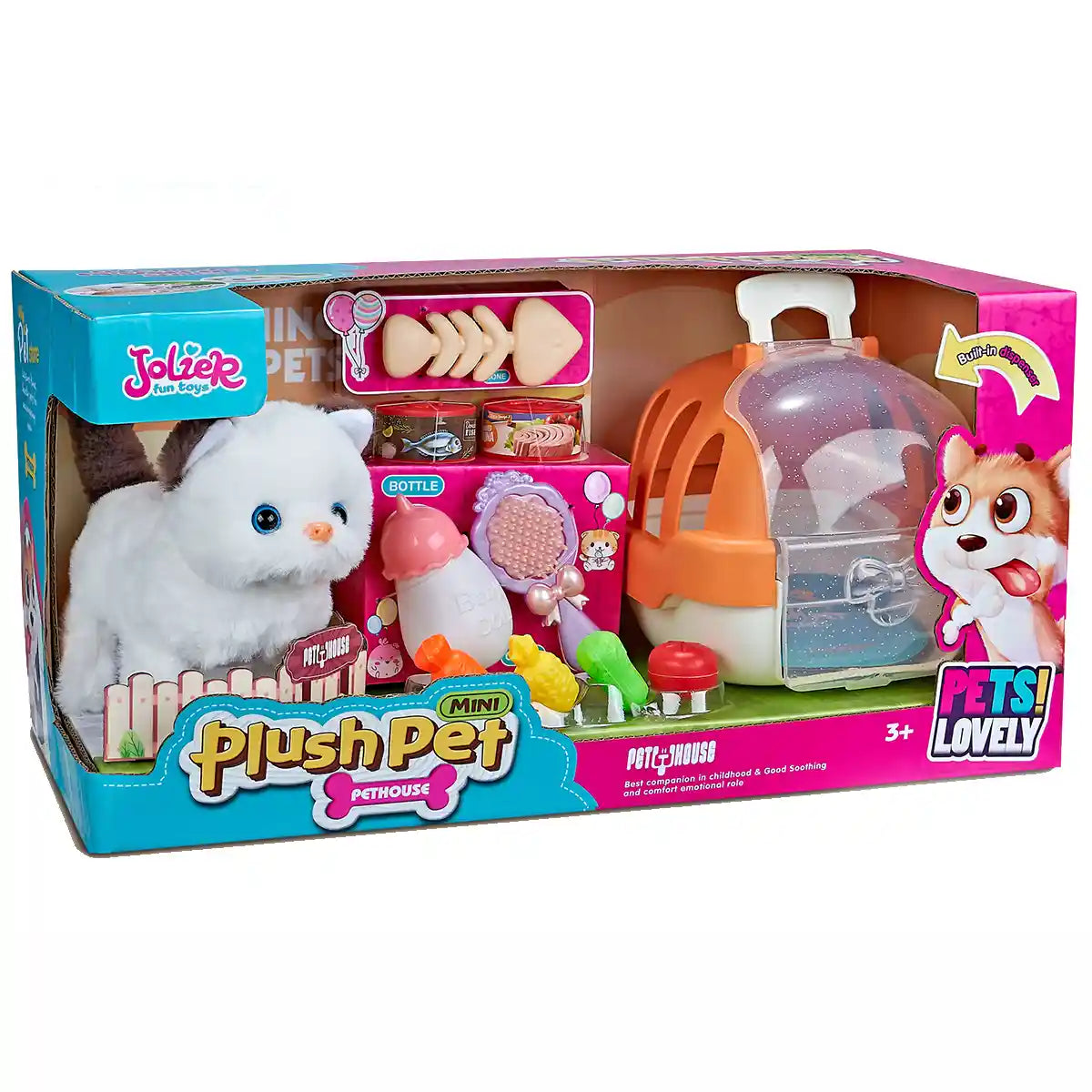 Electronic ألعاب محشوة Pet Cat With Accessories 3yrs+ MC-1066