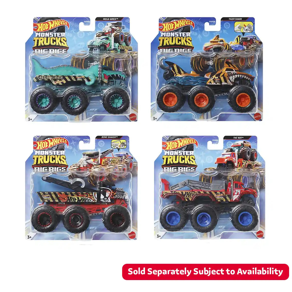 Hot Wheels MT Monster Rigs Asst - Kiddy Zone