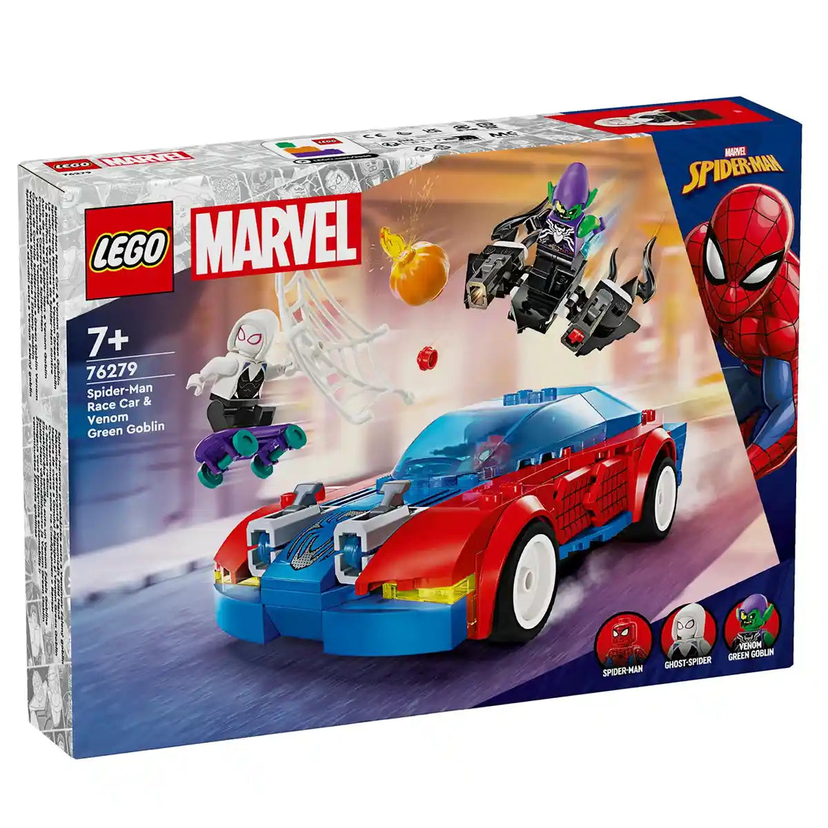 LEGO Marvel Spider-Man Race Car & Venom Green Goblin 76279 - Kiddy Zone