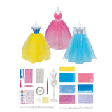 DIY HANDMADE CLOTHING DESIGN SET (3 PIECES, PINK/YELLOW/BLUE, 1 PERSON TABLE)6YRS+