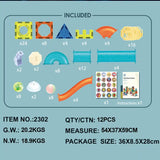 Magic Magnetic Paradise (Magnetic Light Ball Track Building Block) 110pcs Barrel 3yrs