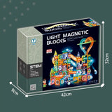 Magic Magnetic Paradise (Magnetic Light Ball Track Building Blocks) 202pcs 3yrs