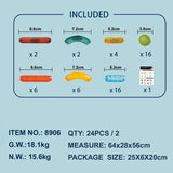 Light magnetic rod building block 52pcs 3YRS+