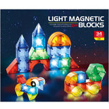 Puzzle Magnetic Building Blocks 32PCS Light Edition 3YRS+