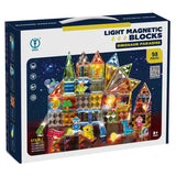 Jade Diamond Magnetic Building Block Dinosaur Park (Lighting Version) 98PCS 3YRS+