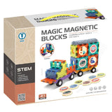 Magic Magnetic Paradise (Color Window Magnetic Chip Building Blocks) 41pcs 3yrs+