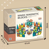 Magic Magnetic Paradise (Color Window Magnetic Chip Building Blocks) 155pcs 3yrs+
