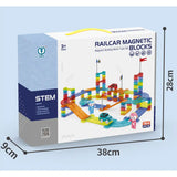 154pcs magnetic blocks for rail car 3YRS