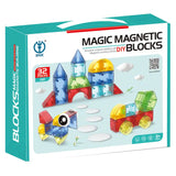 32Pcs Puzzle Magnetic building blocks 3YRS+