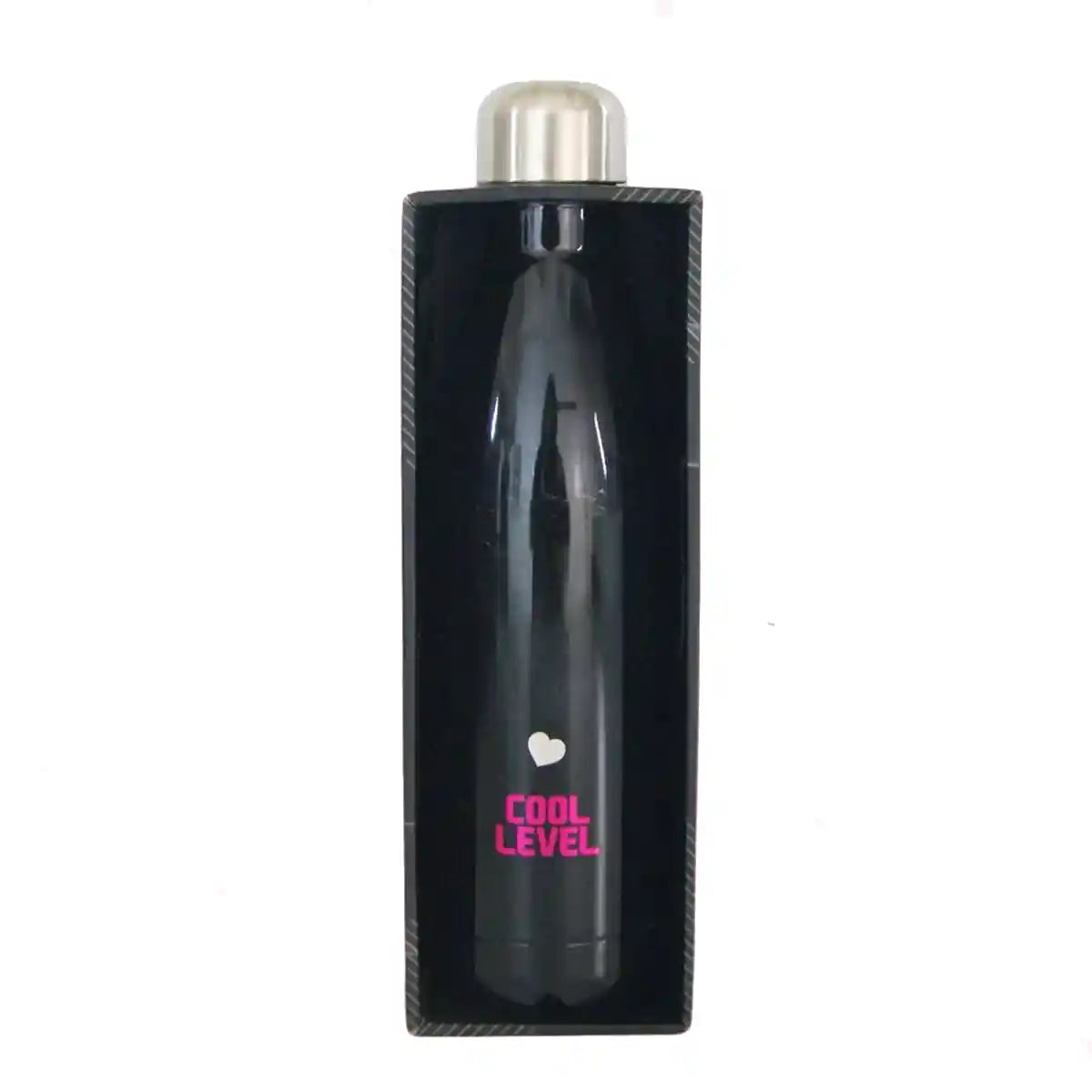 Vacuum Water Bottle 500ML - Pink Decorative design - Kiddy Zone
