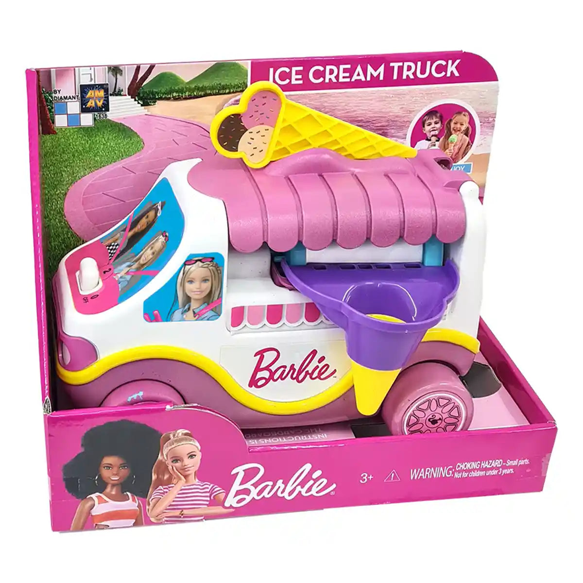 Barbie Ice Cream Truck - Kiddy Zone