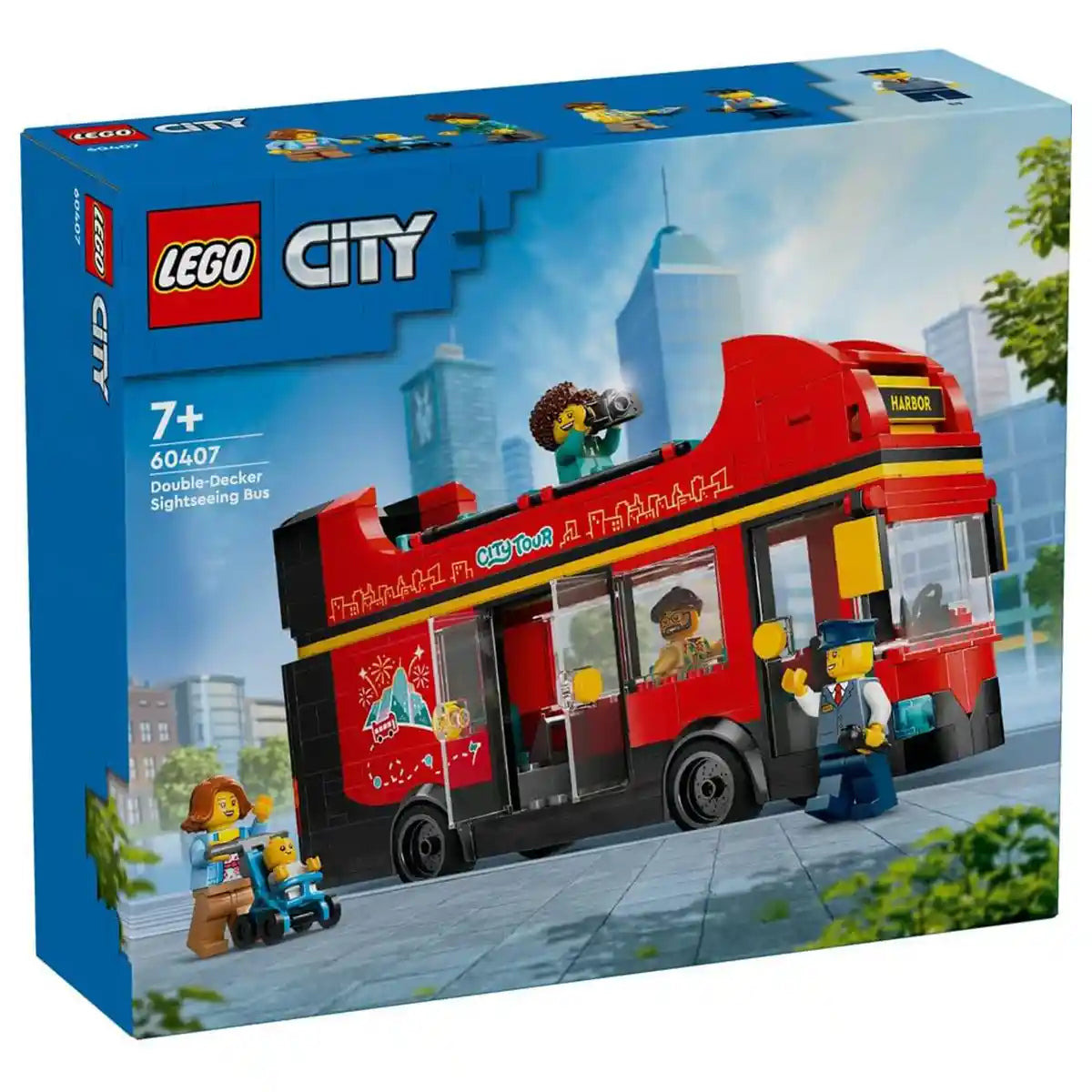 Lego 60407 Red Double-Decker Sightseeing Bus