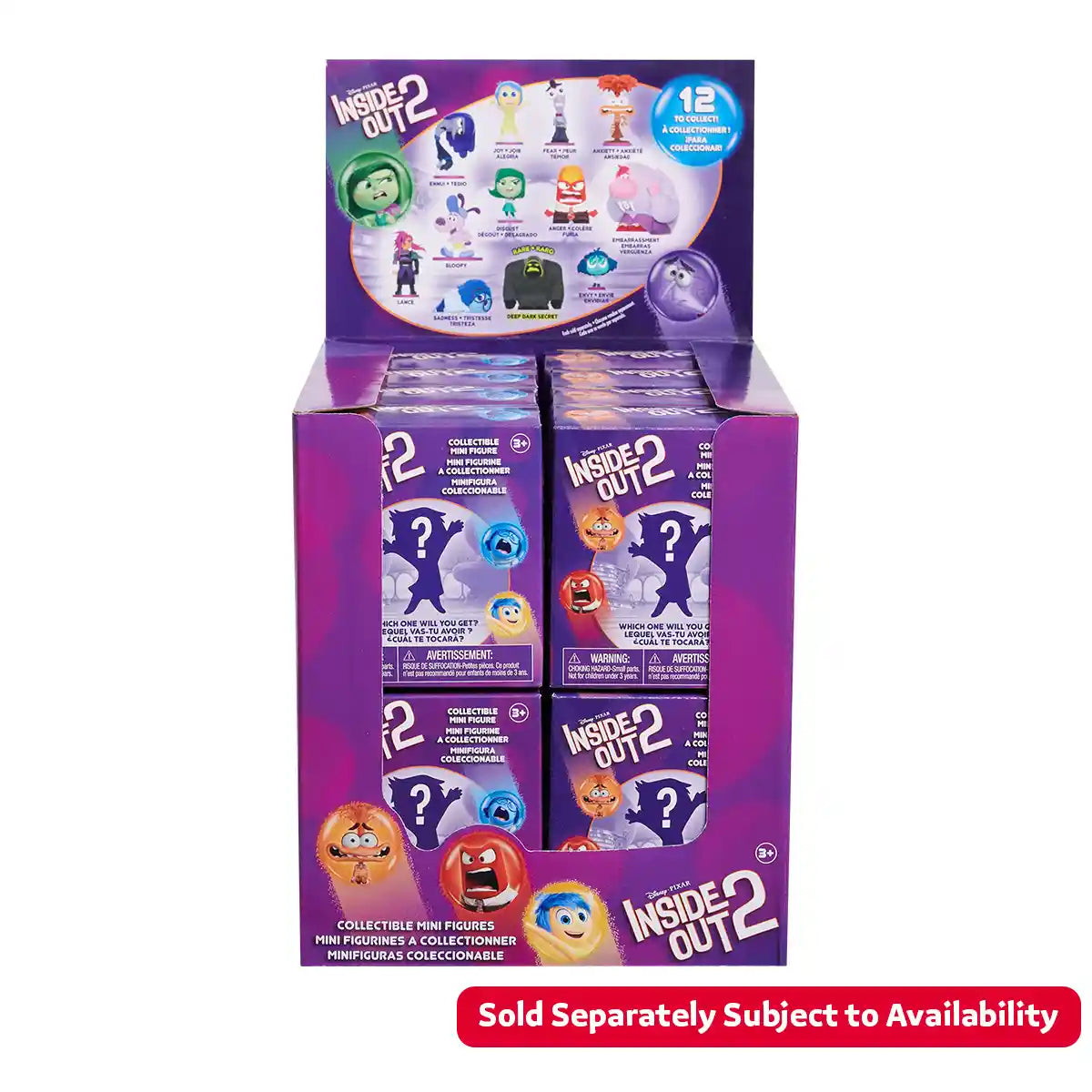 Inside Out 2 Collectible Mini Figures - 45506 - Kiddy Zone