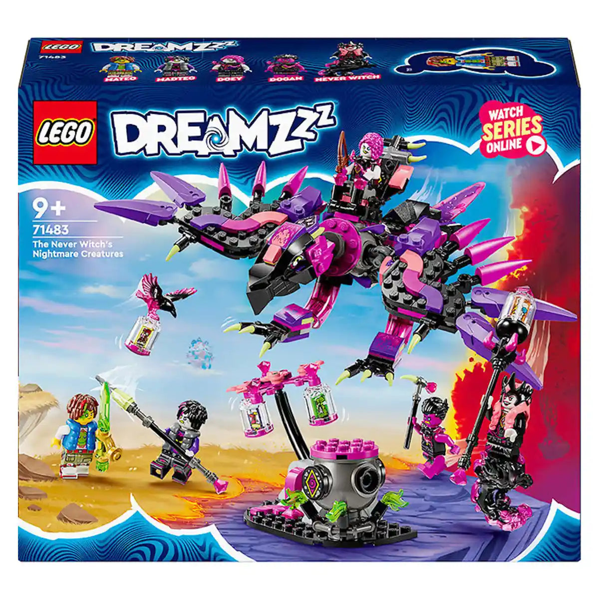 LEGO Dreamzzz 71483 The Never Witch's Nightmare Creatures - Kiddy Zone