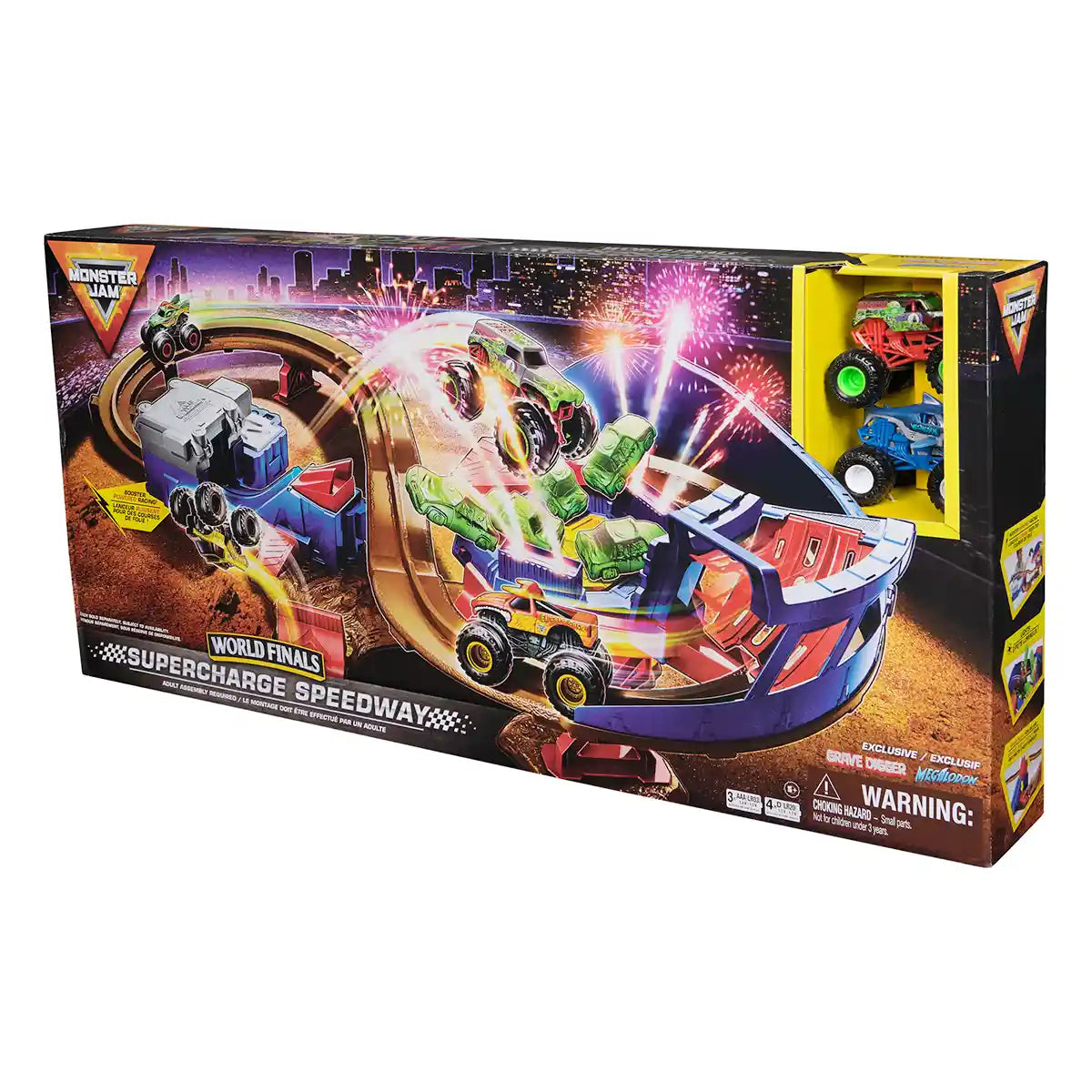 Monster Jam 1:64 Super Charger Speedway
